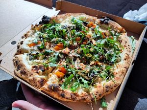 Hugo pizza at El Vato Loco in Barcelona