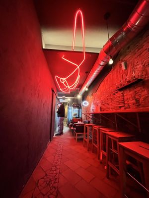 The place it small but cozy   at El Vato Loco in Barcelona