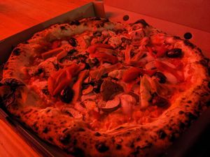 Pizza at El Vato Loco in Barcelona