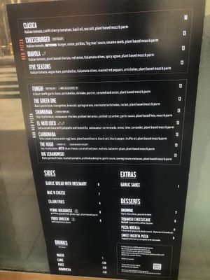 Menu   at El Vato Loco in Barcelona