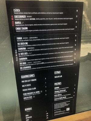 Menu Spanish   at El Vato Loco in Barcelona