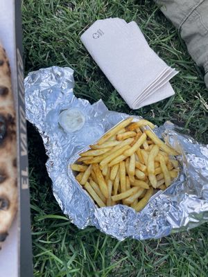 Cajun friesd  at El Vato Loco in Barcelona