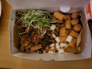 Vegan pa'padak at Monster Chicken in Stockholm