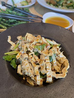 Tofu skin salad   at Mama Chang in Fairfax