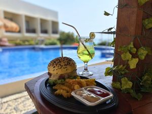 Food & Drinks by the pool at The Happinezz Hills Karimunjawa in 