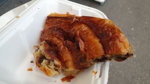 Mushroom Burek at Balkan Büro 1 in Zurich