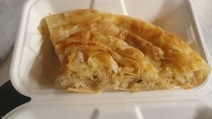 Sauerkraut Burek at Balkan Büro 1 in Zurich