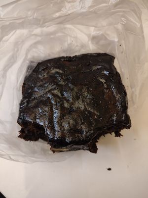 Brownie (already took a bite 😇) at Le Panem - Belgrano  in Buenos Aires