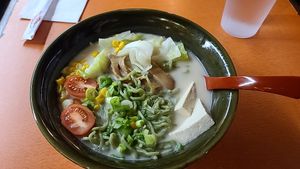 vegan special ramen at Karami Ramen in San Diego