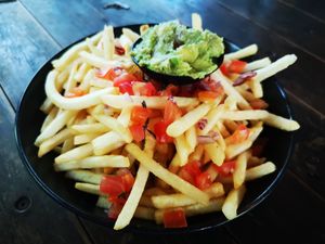 Loaded Fries at Naked Apple Cider House in Karragullen