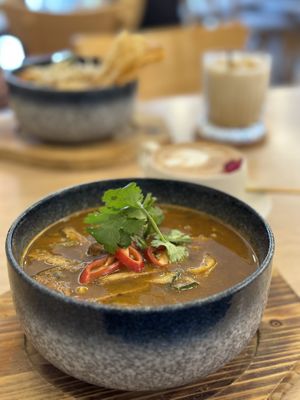 Vegan Assam Laksa  at Mangga Vegetarian Cafe - 美佳素轩  in Seri Kembangan