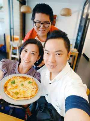 Birthday celebration with family at Mangga Vegetarian Cafe - 美佳素轩  in Seri Kembangan