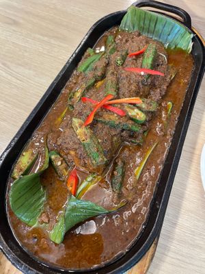 portugese mock fish at Mangga Vegetarian Cafe - 美佳素轩  in Seri Kembangan