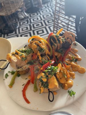 VEGAN Cauliflower anticichos   at Muchos in Boracay