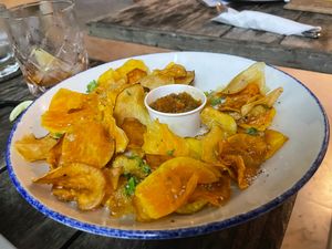 potato skins...good but a little oily at Muchos in Boracay