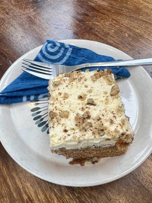 Carrot cake   at The Highland Weigh in Nairn