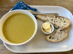 Split green pea soup   at The Highland Weigh in Nairn