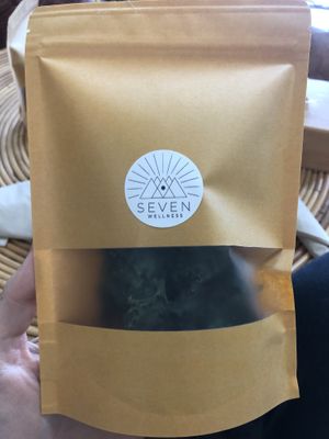 Kale chips  at Seven Wellness Center in Abu Dhabi