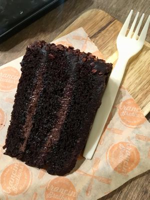 Chocolate fudge cake  at Arancini Brothers - Dalston Junction in East London