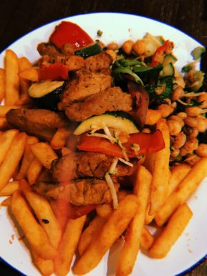 ‘Chick’n Kebab' at Arancini Brothers - Dalston Junction in East London