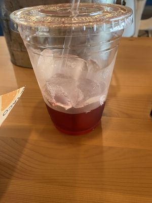 Hibiscus Tea cold.  Yum!  at La Barra Del Taco in Brownsville