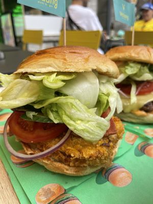 Crispy chicken  at Vedang Green Burger - Belgisches Viertel in Cologne