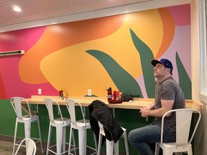 Cool mural. Guy NFS   at devil's lettuce in Richmond