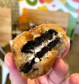 Fried Oreos at devil's lettuce in Richmond