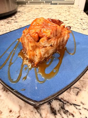 candied apple french toast -- winter solstice brunch, December 2025 at devil's lettuce in Richmond