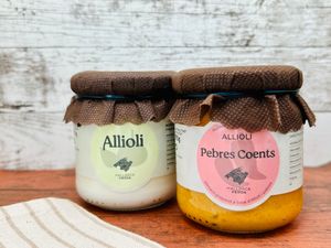 Mallorcan Allioli specialities at Bon Besso in Mallorca