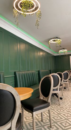 Dining area  at Green Papaya in Dallas