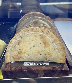 Empanadas veganas  at Costumbres Argentinas in Neuquen