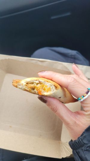 Vegan Empanadas at Costumbres Argentinas in Neuquen