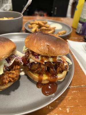 Toasted Buns with Delightful BBQ  at Delight Soy in Raleigh