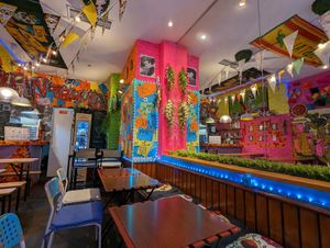 Decor at Clan Tequila in Madrid