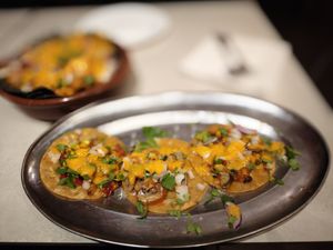 3 vegan tacos at Clan Tequila in Madrid