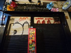 Outside before opening at Clan Tequila in Madrid