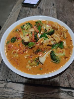 Panang Curry at La Carotte Qui Rit in Surat Thani