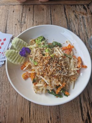 Pineapple fried rice at La Carotte Qui Rit in Surat Thani