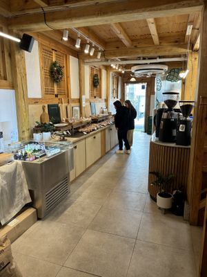 Counter and bakery  at Solbangul Bakery 솔방울베이커리 in Seoul