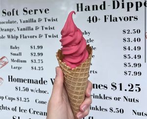 Pomegranate dole whip  at Mayberry in Davison