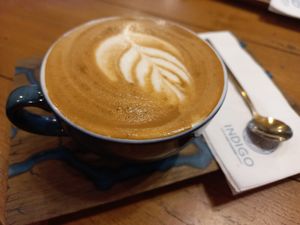 Oat milk latte at Indigo - Thong Sala in Koh Phangan