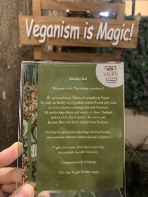Decor and mission   at The Thai Vegan Kitchen in Karnataka