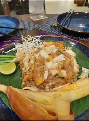 Fried tofu with Thai noodles at Rak Thai Royal Thai Cuisine in Ho Chi Minh City