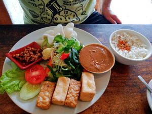 Gado gado at Healthy Warung in Gianyar