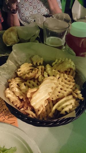 Waffle fries ?  at Tattooed Mom in Philadelphia