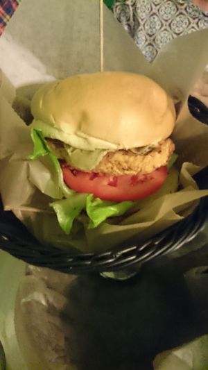 Pickle chikn at Tattooed Mom in Philadelphia