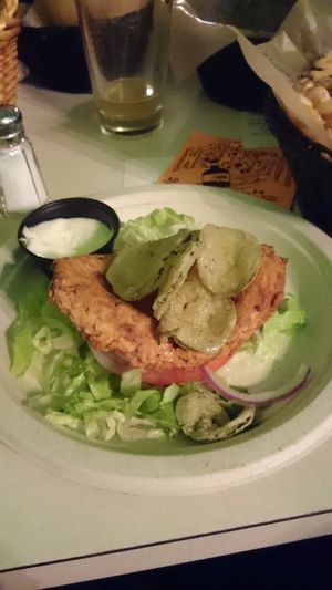 Pickle chikn salad  at Tattooed Mom in Philadelphia