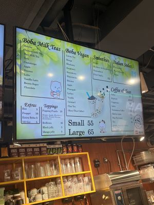 Menu (march 2024)  at AM Store in Stockholm