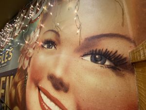 Restaurant mural.   at Kua 'Aina in London